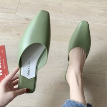 미토 여성용 스틸레토 뮬 슬리퍼
