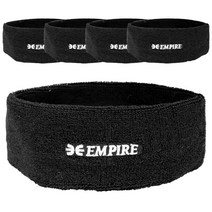 엠파이어 스포츠 헤어밴드 B4H 5p, 블랙