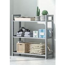 가팡 원목 수납장 3단 680, 그레이