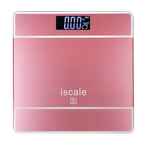 아이스케일 백라이트 디지털 체중계, 핑크
