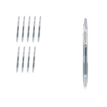 파이롯트 쥬스 젤잉크펜 0.5mm LJU-10EF, 그레이, 10개