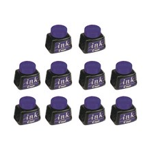 파이롯트 병잉크 INK-30ml, 블루, 10개