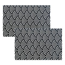 블럭마트 일본풍 식탁매트 2p, type1, 45 x 30.5 cm