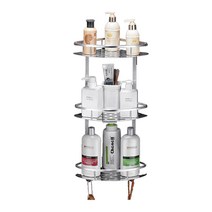 알루미늄 욕실선반 코너형 3단, 1세트