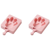 오웬 아이스바 몰드, 타입D 핑크, 2개
