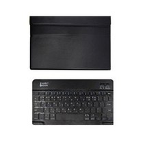 AZV 갤럭시탭 S6 라이트 Lite 10.4 S펜 수납 가능 블루투스 키보드 케이스 + 블루투스 키보드 + 충전기케이블 + 키스킨 세트, 블랙, 블랙