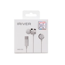 아이리버 C 타입용 유선 블루투스 이어폰, IWB-C03, 화이트