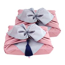 해피툴 방울 겹보자기 M + 지끈, 인디핑크(보자기), 랜덤발송(지끈), 2세트