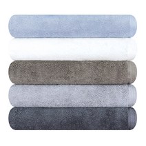 송월타월 프리미엄 크라운 50 바스타월 230g 30수 면사, 랜덤발송, 5개