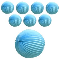 리빙다 페이퍼 벌룬 8p, 라이트블루