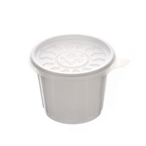 더담다 일회용 소스컵 211 소 75 x 55 mm 백색, 1개입, 500개