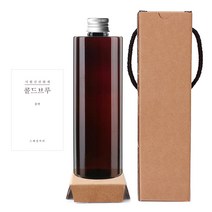 갈색 페트병 500ml ACL500 + 알루미늄 C캡 실버 + 병라벨 심플한글콜드브루L + 박스, 10세트