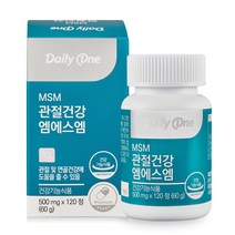 데일리원 관절건강 엠에스엠, 120정, 1개