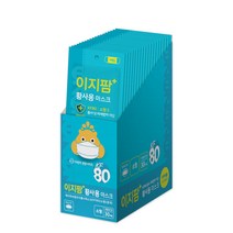 이지팜 황사 미세먼지 마스크 소형 KF80 흰색, 1개입, 30개