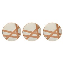 앤티스 코르크타입 디자인 냄비받침, 화이트, 3개