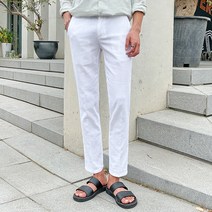 머시따 남성용 시원한 히든밴딩 감격 린넨 슬랙스