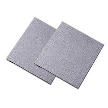 빈티지 패브릭 접착식 앨범 2p, 그레이, 20매
