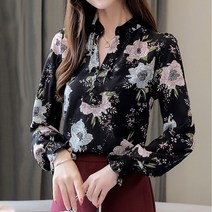 포플러앤씨 미첼 플라워 블라우스