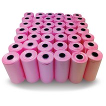 멍냥 배변봉투 리필 20p, 핑크, 42개