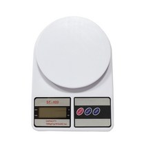 러블리투데이 디지털 가정용 전자저울, SF-400, 화이트