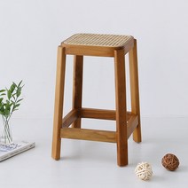 마켓비 NODIKO 라탄 바 스툴 H58, 내추럴