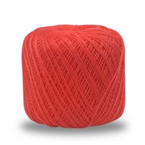 미소털실 파이스타 레이스 뜨개실 50g, 504 레드