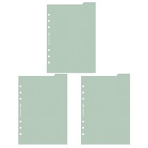 플레픽 A5 6공 떡메모 인덱스 패드 그리드 그린 3p, 30매