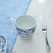 마쯔오카 어니언 머그잔 350ml, 블루, 1개