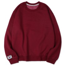 벤힛 태극자수 세미 오버핏 특양면 빅사이즈 맨투맨