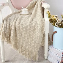 다이아몬드 패턴 수술 니트 블랭킷