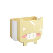 프란시스 걸어쓰는 접이식 휴지통 Z102, 옐로, 1개