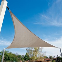 워터판타지월드 썬세이드 삼각 그늘막 천막 3m x 3m x 3m, 스모크, 1개