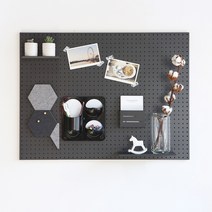 G STEEL 지스틸 인테리어 타공판 600 x 800 mm, 1개, 진그레이