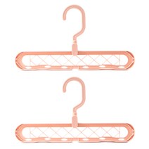 맙소샵 다용도 매직 멀티 옷걸이, 핑크, 2개입
