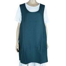 홈마인 앞뒤끈기능 Free 앞치마 No34, 그린, 1개