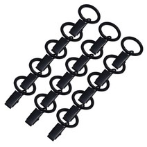 썬데코 17/15/13mm용 메탈 집게링 25mm, 블랙, 15개