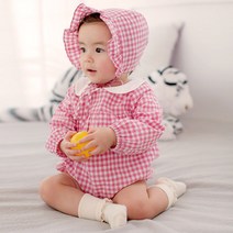 아이엠베베 제제 체크슈트 + 모자 세트