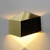 LED 부메랑 벽등 10W, 골드