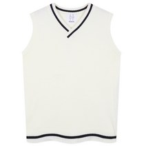 네스파 브이넥 블리닌 니트 조끼 SJG_0046