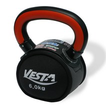 VESTA 소프트 케틀벨 6kg, 혼합색상, 1개