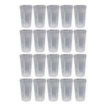 업소용 급식용 물컵 PC80DC 230ml, 투명, 20개