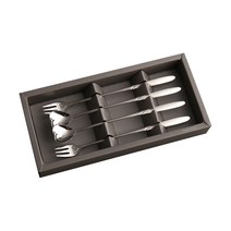 인스푼 엔젤하트 돌답례품 A 롱티스푼 + 롱포크 4p세트, 6세트