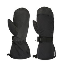 나야스타일 겨울용 벙어리 방한장갑 DJRO-17-3, 블랙