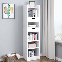 가팡 원목 6단 책장, 화이트 7번