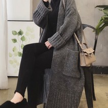 공블리 여성용 롤업 롱 가디건 CSU1187