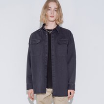 브이투 남성용 OVERFIT VELCRO POCKET TRUCKER 셔츠