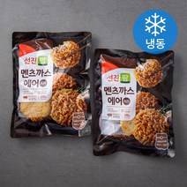 [돈까스식빵] 선진팜 멘츠까스 에어 (냉동), 350g, 2개