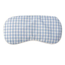 화모 유아용 클래식체크 에어메쉬 땅콩베개, 블루