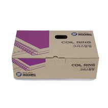카피어랜드 코일링 3:1 2kg 64p, 26mm, 투명