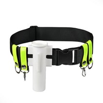 붐스피싱 허리 조정 로드 홀더 BFRMV02W0010, 블랙